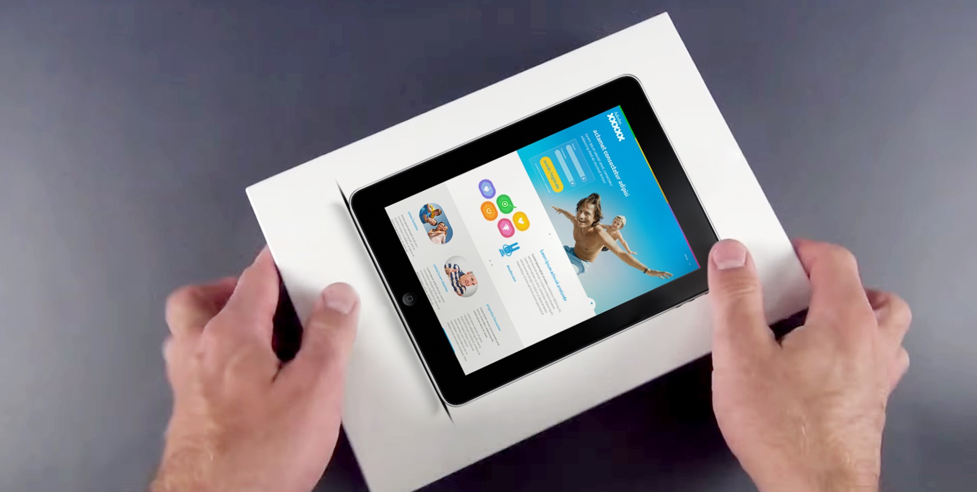 Graphic depicting a mountain peak at sunset cropped in a circle with the words RANGE CRAZY above and below.