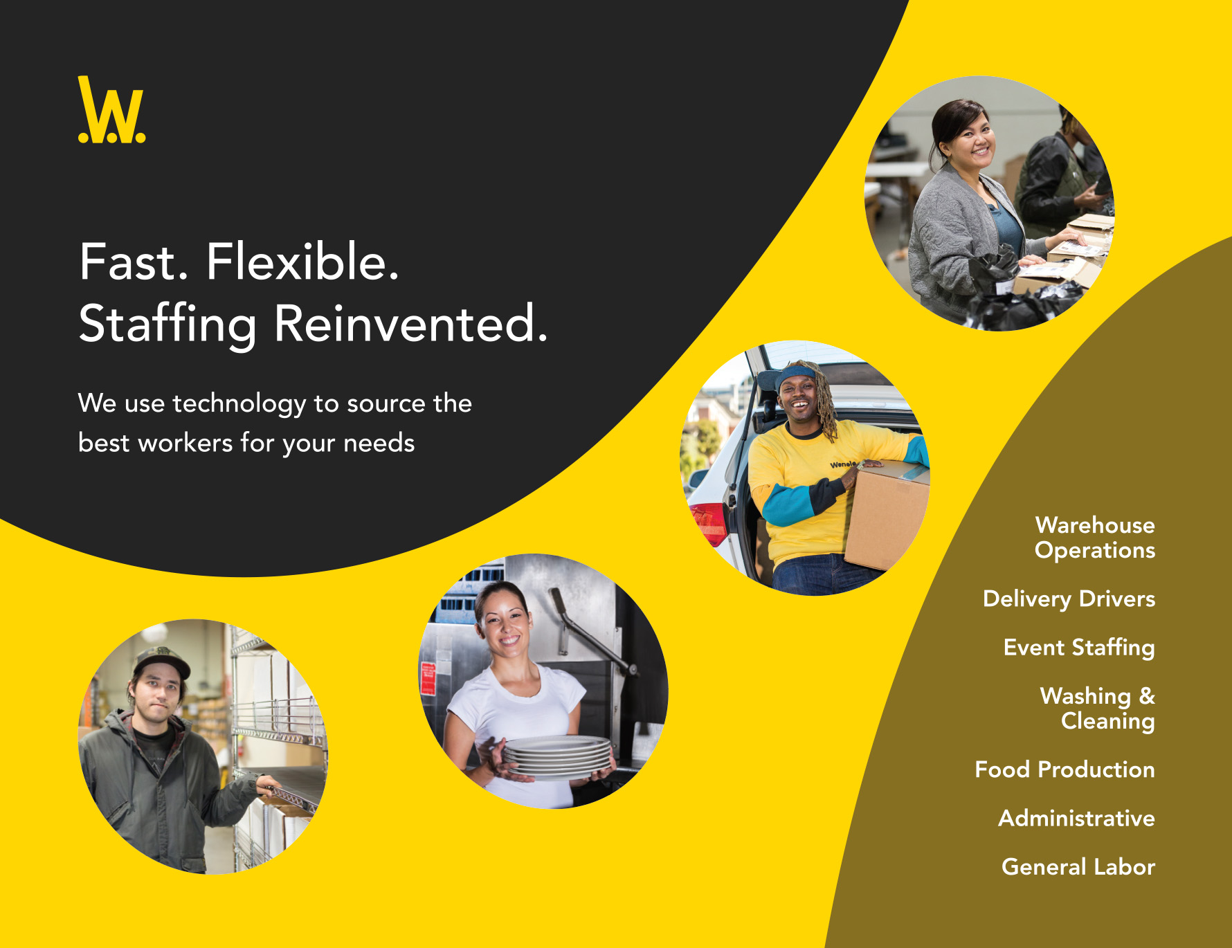 Graphic of a close up of a website depicting an Our Projects page with sample project names and dates.