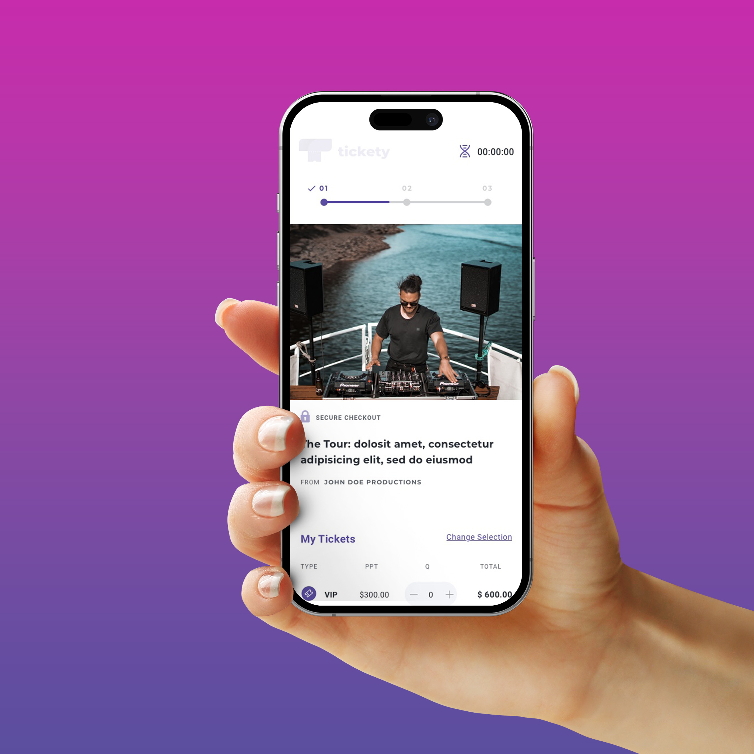 Graphic of a close up of a website depicting an Our Projects page with sample project names and dates.