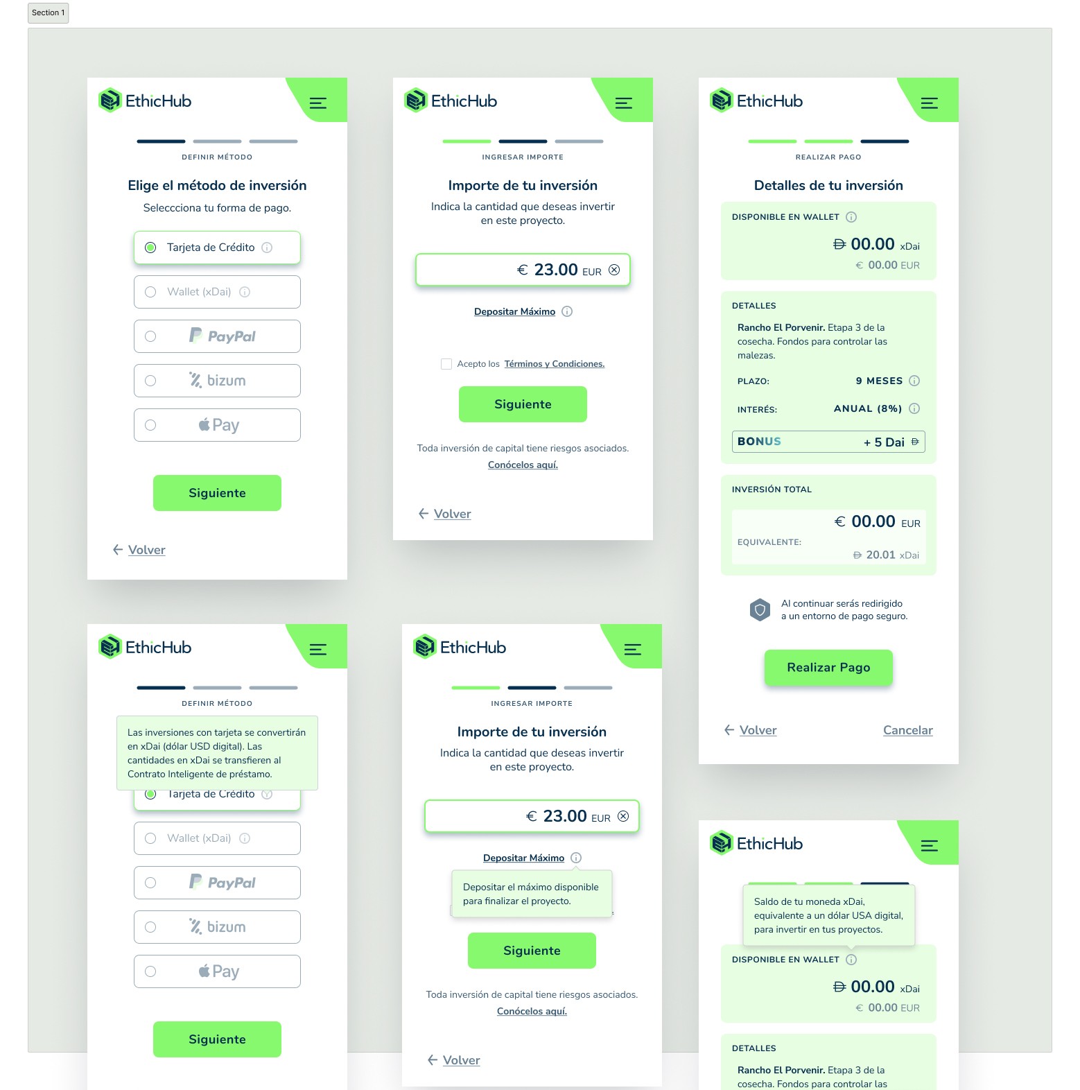 Graphic of a close up of a website depicting an Our Projects page with sample project names and dates.